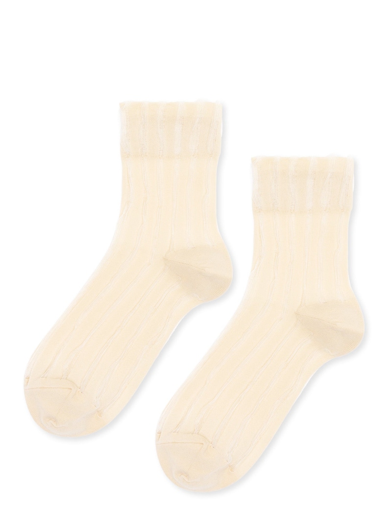 Women's Mykonos Sheer Short Crew Sock