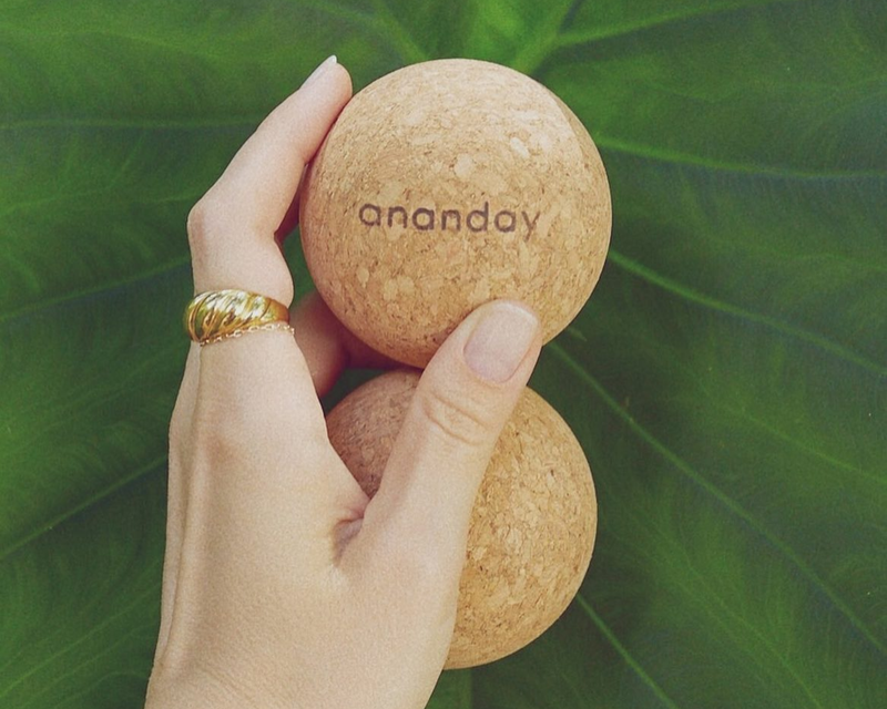 Cork Massage Ball Set