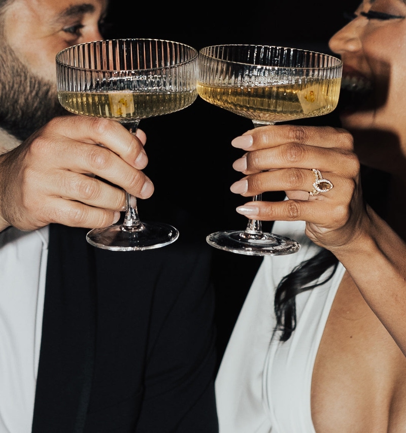 Cheers to the Bride & Groom Toast Kit