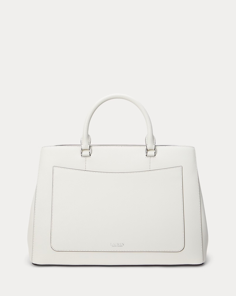 Crosshatch Leather Large Hanna Satchel