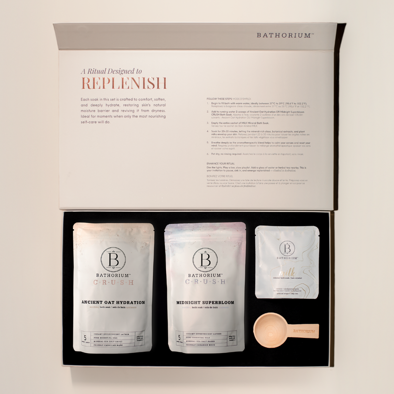 Cloaked in Hydration Luxe Bath Soak Gift Set