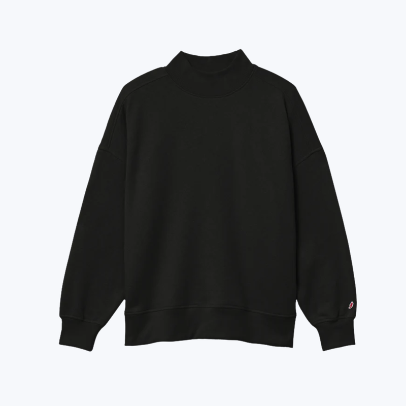 Branded Diana Mock Neck Sweatshirt
