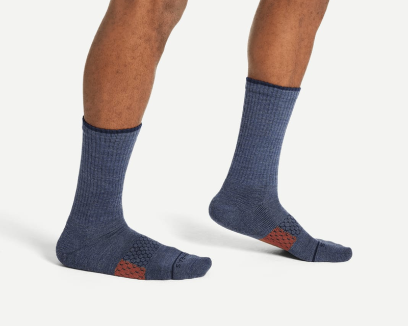 Men's Merino Wool Blend Calf Sock 8-Pack