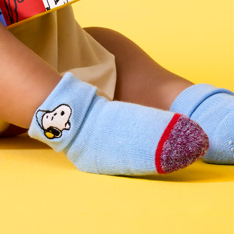 Peanuts x Bombas Baby Gripper Slipper Calf Sock 4-Pack Gift Box