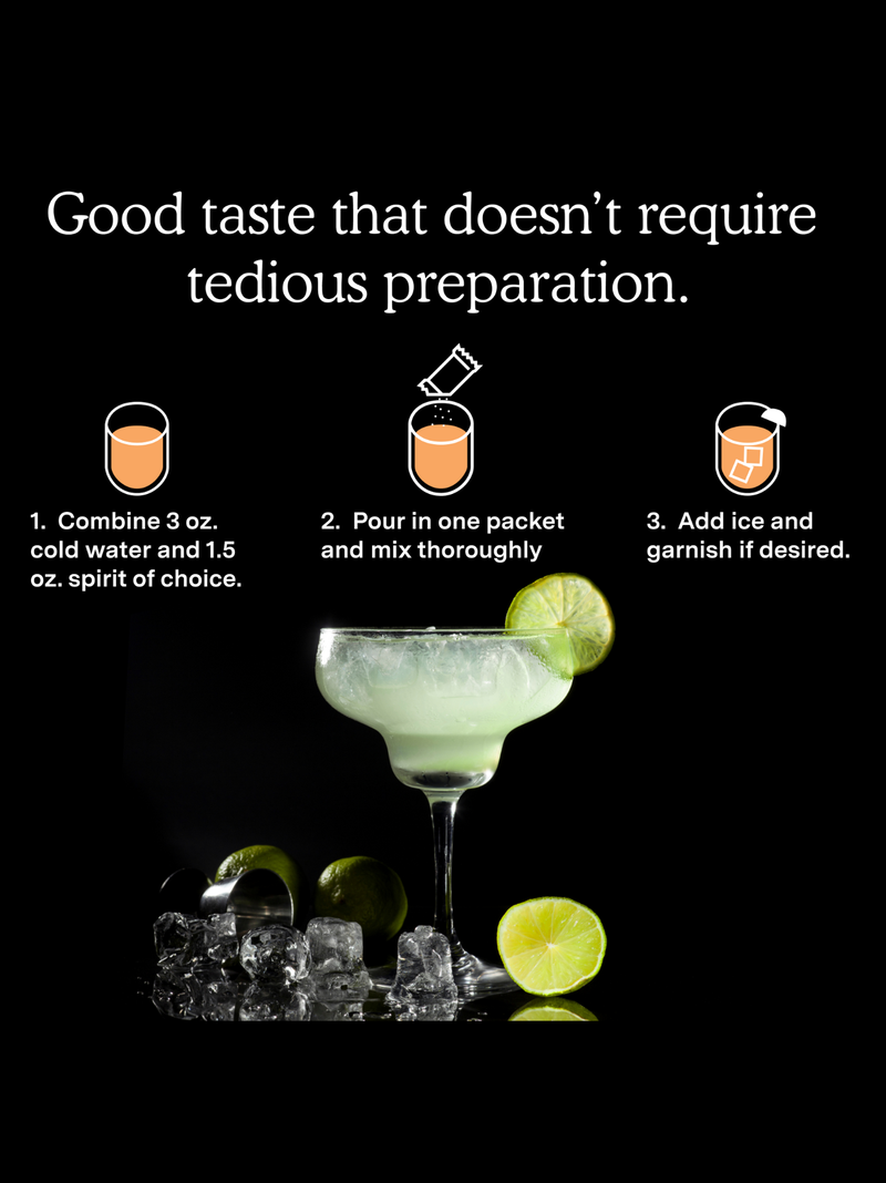 Skinny Margarita Pour & Stir Cocktail Mix, 8-Pack