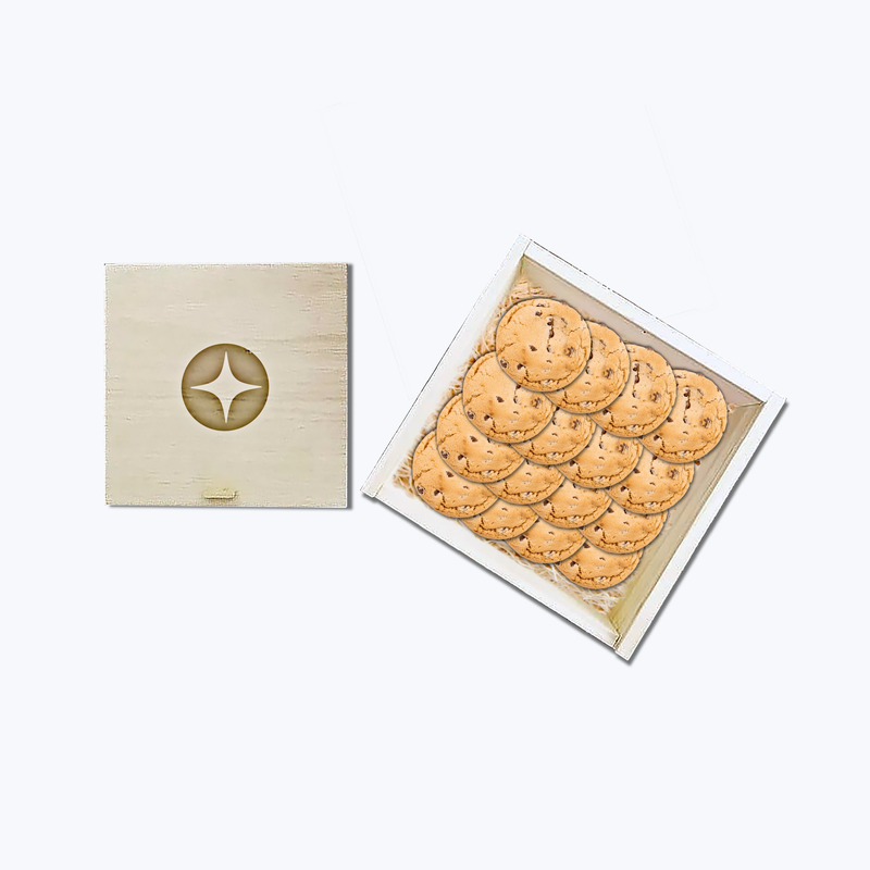 Branded DAVID’S COOKIES Signature Wood Box
