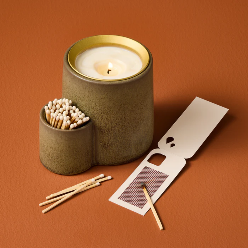 Branded Ember Earth Candle + Planter