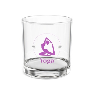 Yoga Rocks Glass