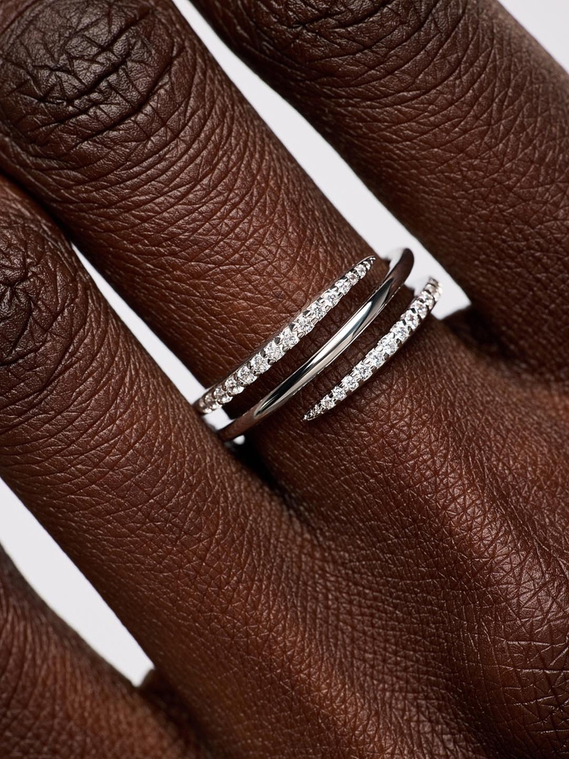 Oren Triple Silver Claw Ring