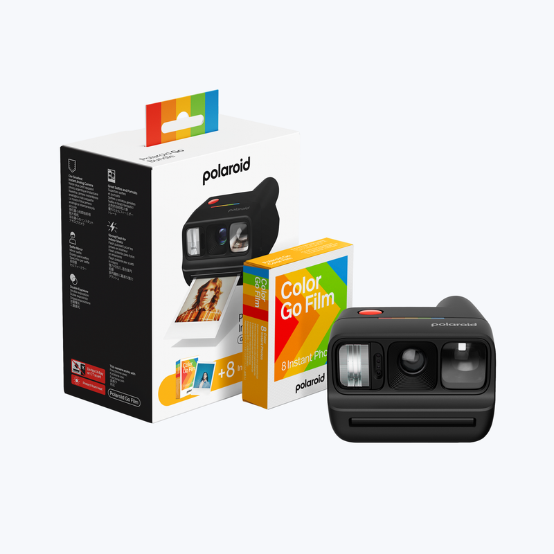 Branded Polaroid Go Generation 3 Instant Camera + Color Film Bundle
