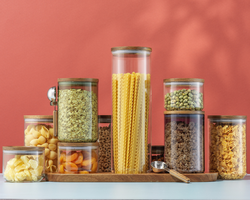 Holden Stackable Glass Storage Canister Gift Set