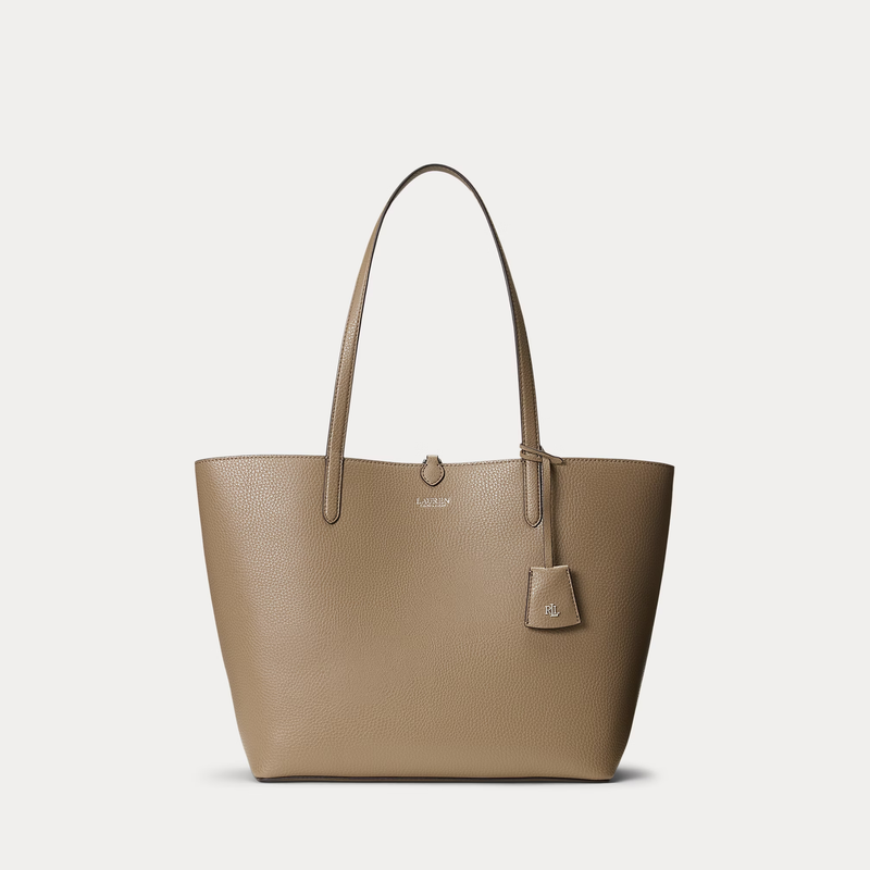 Faux Leather Large Reversible Tote Bag