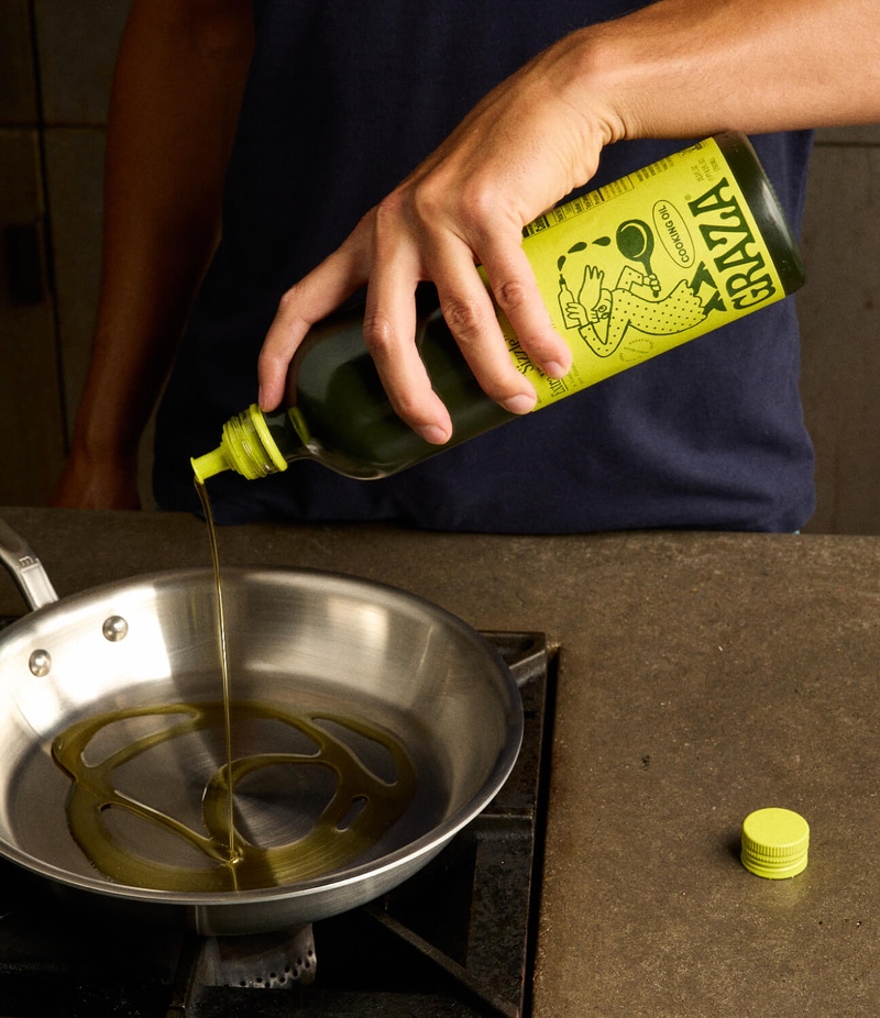 Sizzle Extra Virgin Olive Oil, Glass Bottle