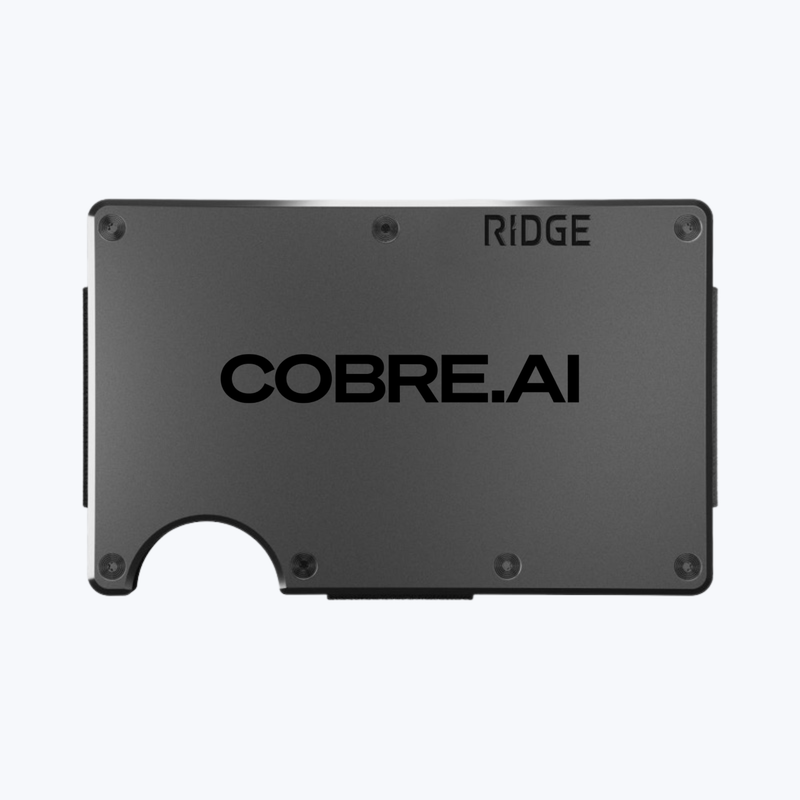 Branded Ridge Aluminum Wallet