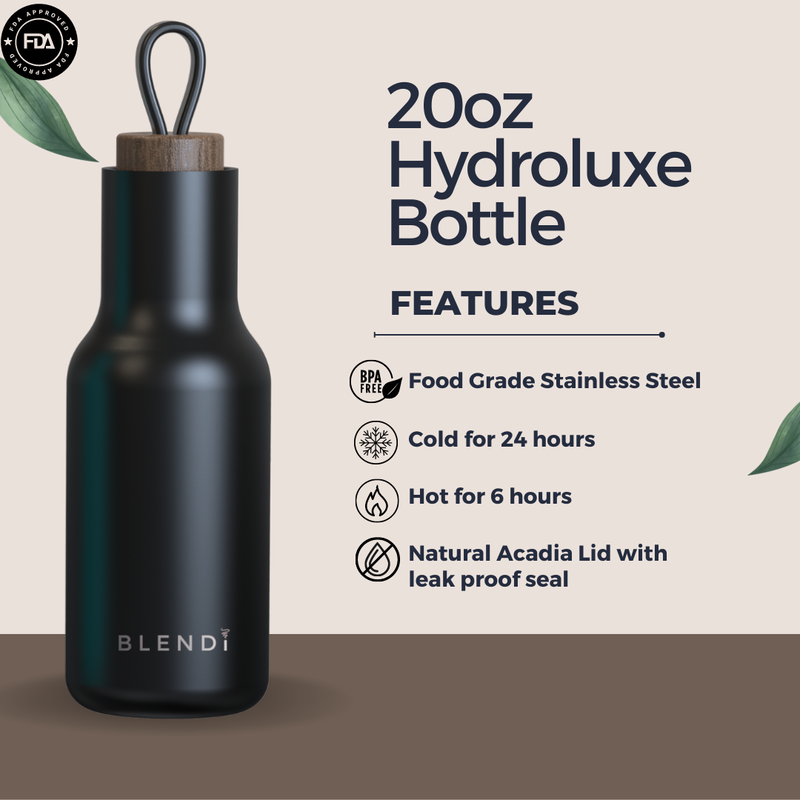 HydroLuxe Tumbler Water Bottle, 20oz