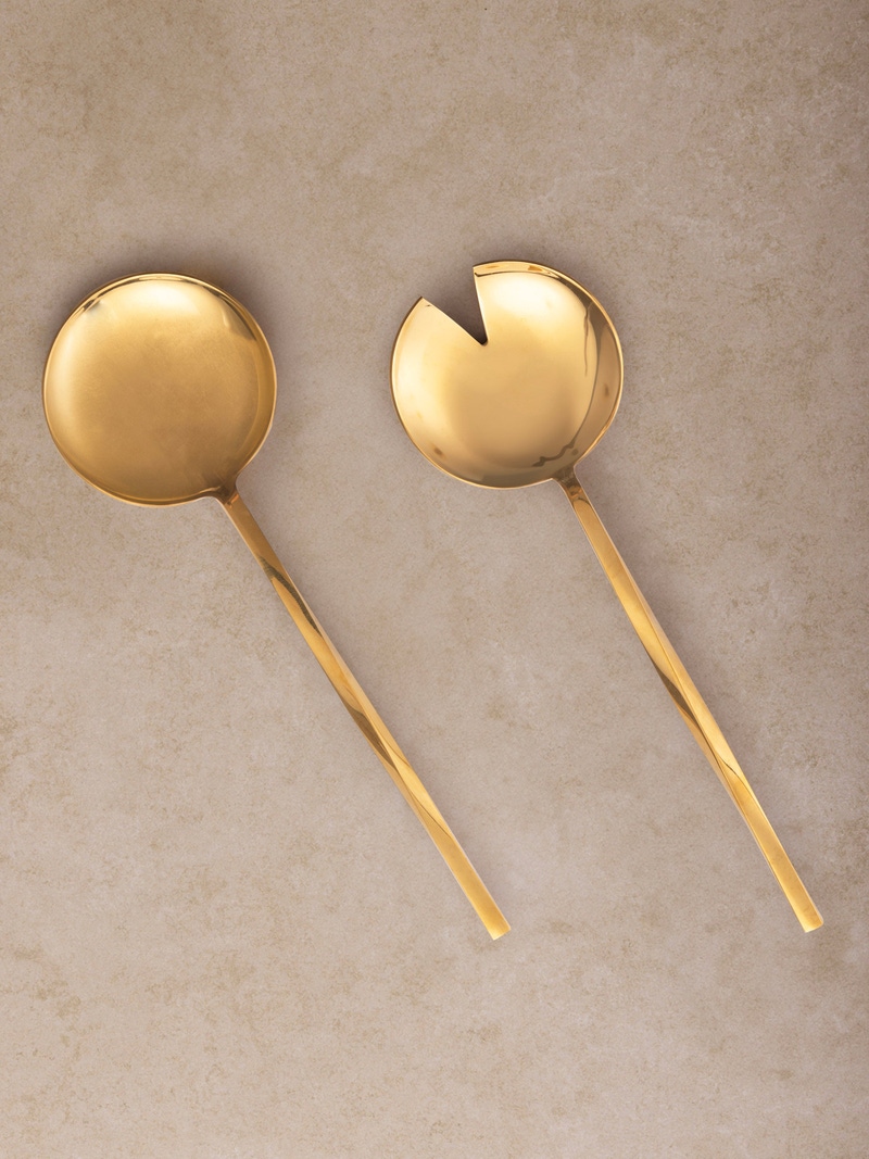 Oslo Gold Salad Servers