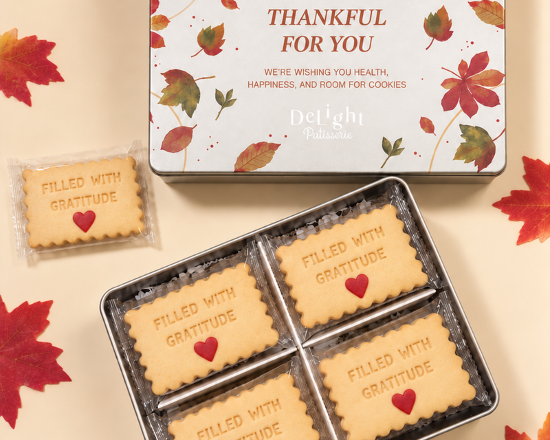 Happy Thanksgiving Cookie Tin