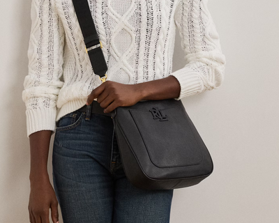 Pebbled Leather Large Cameryn Crossbody