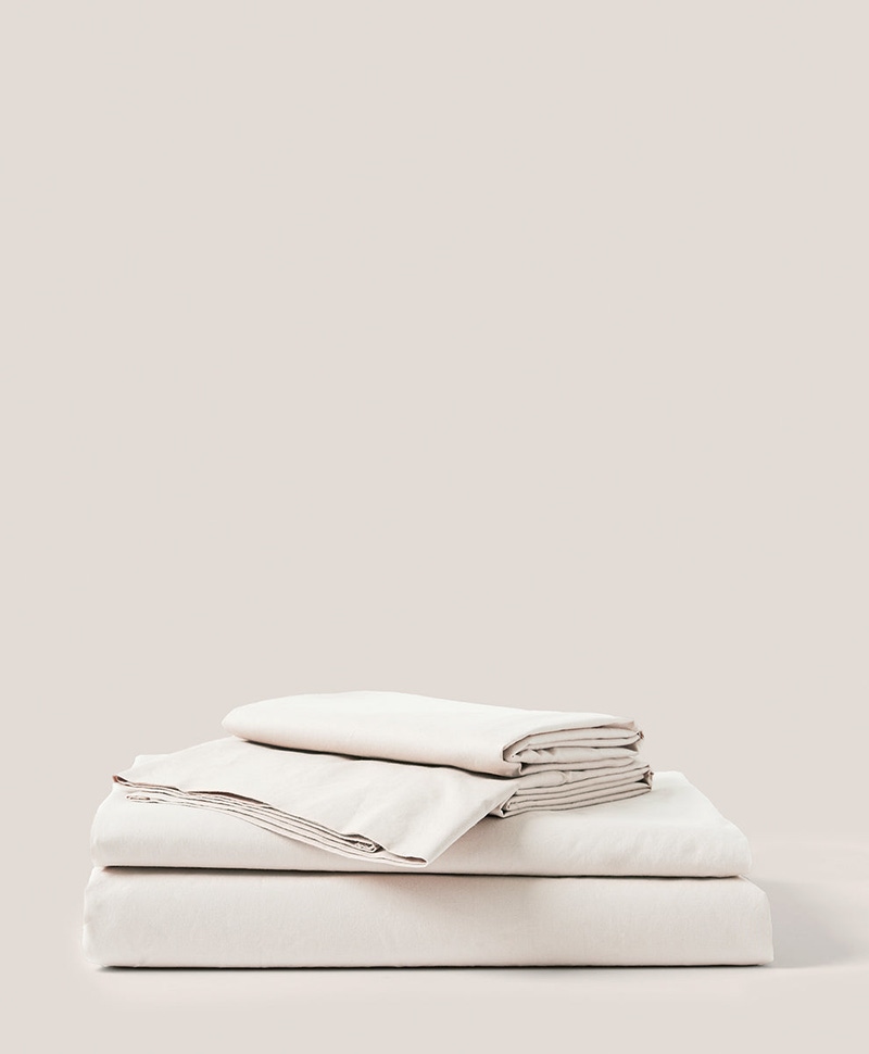 Organic Cool-Air Percale Sheet Set, Queen