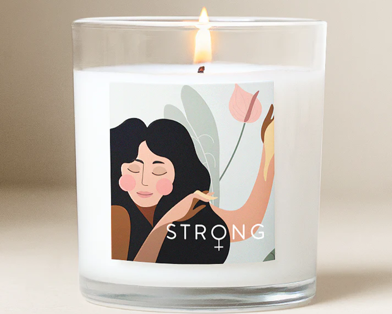 Women's Day Candle