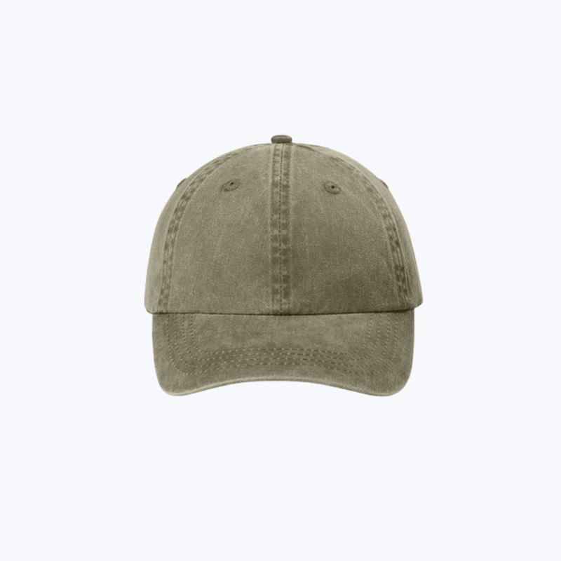 Branded Pigment-Dyed Cap