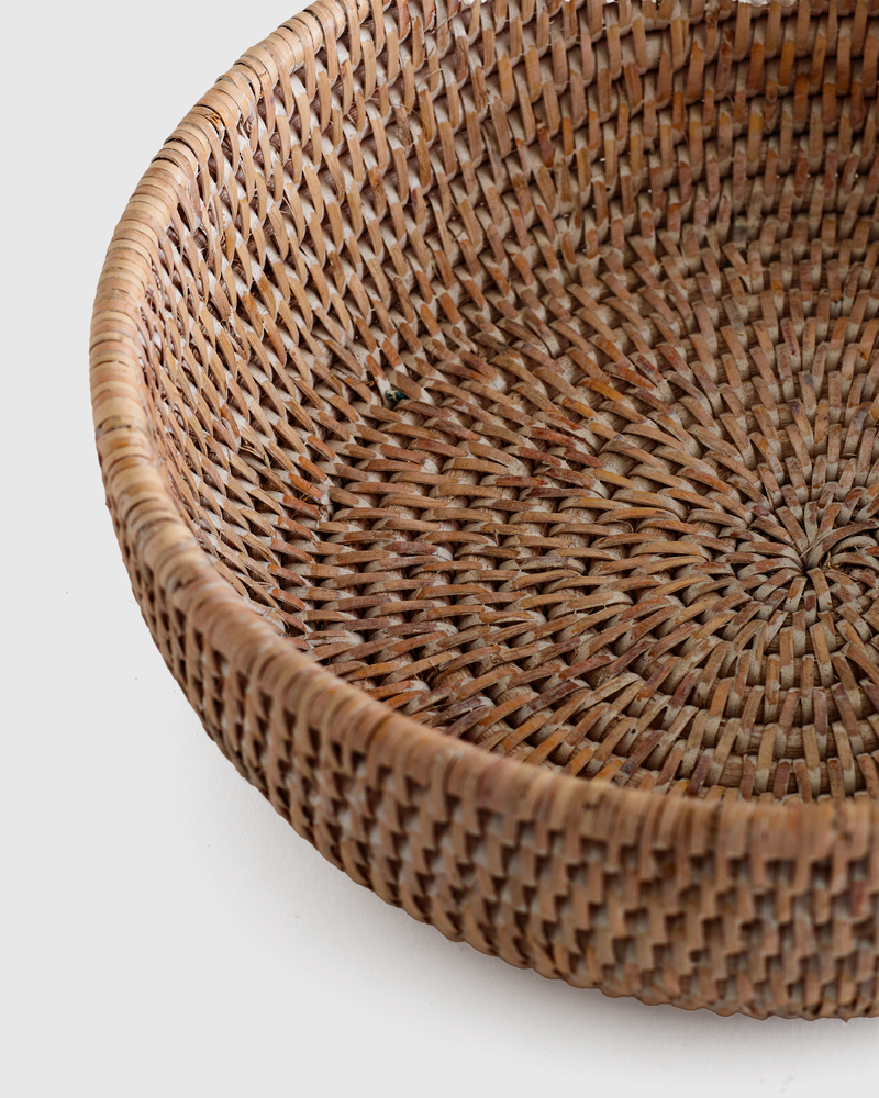 Handwoven Rattan Bowl