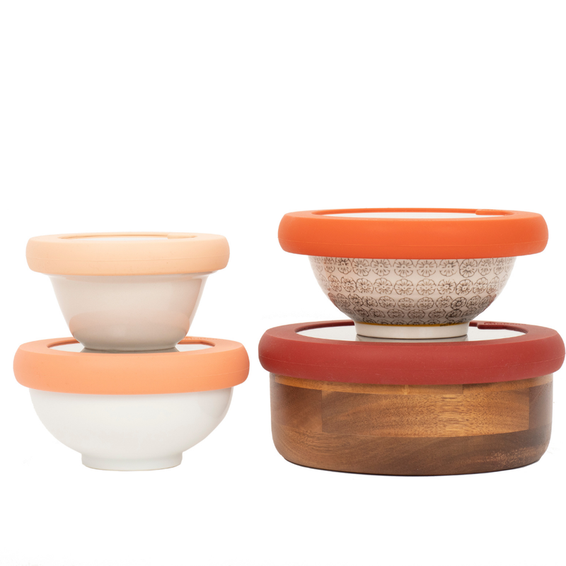 Food Hugger Lids, Set of 3