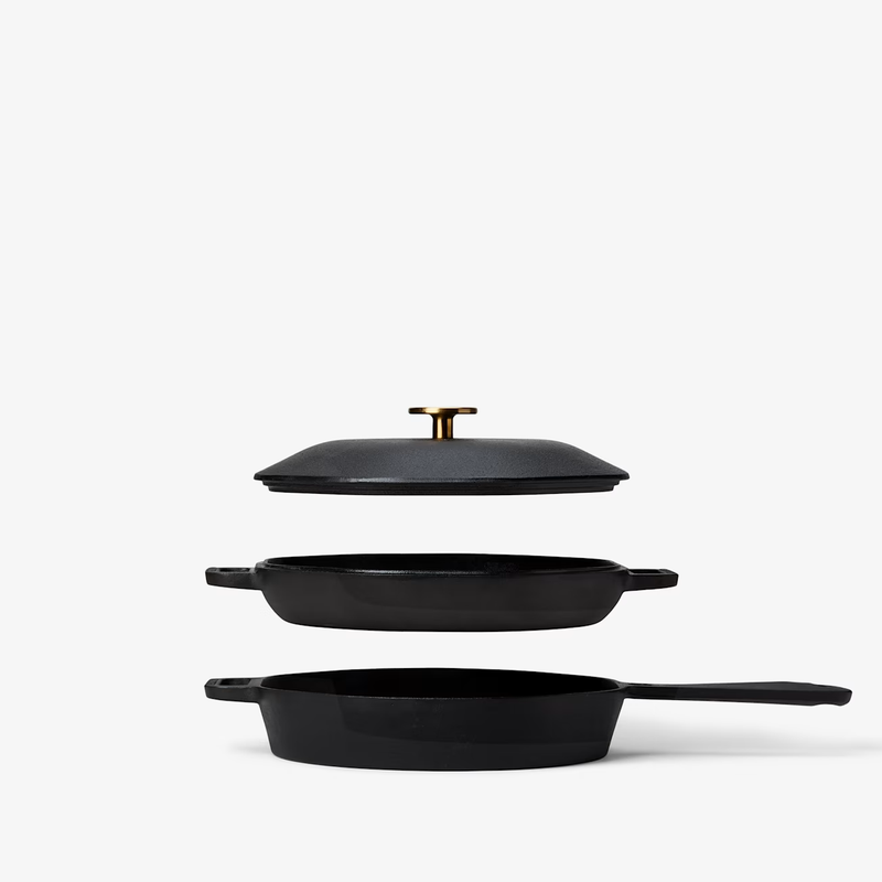 Cast Iron Skillet & Grill Set