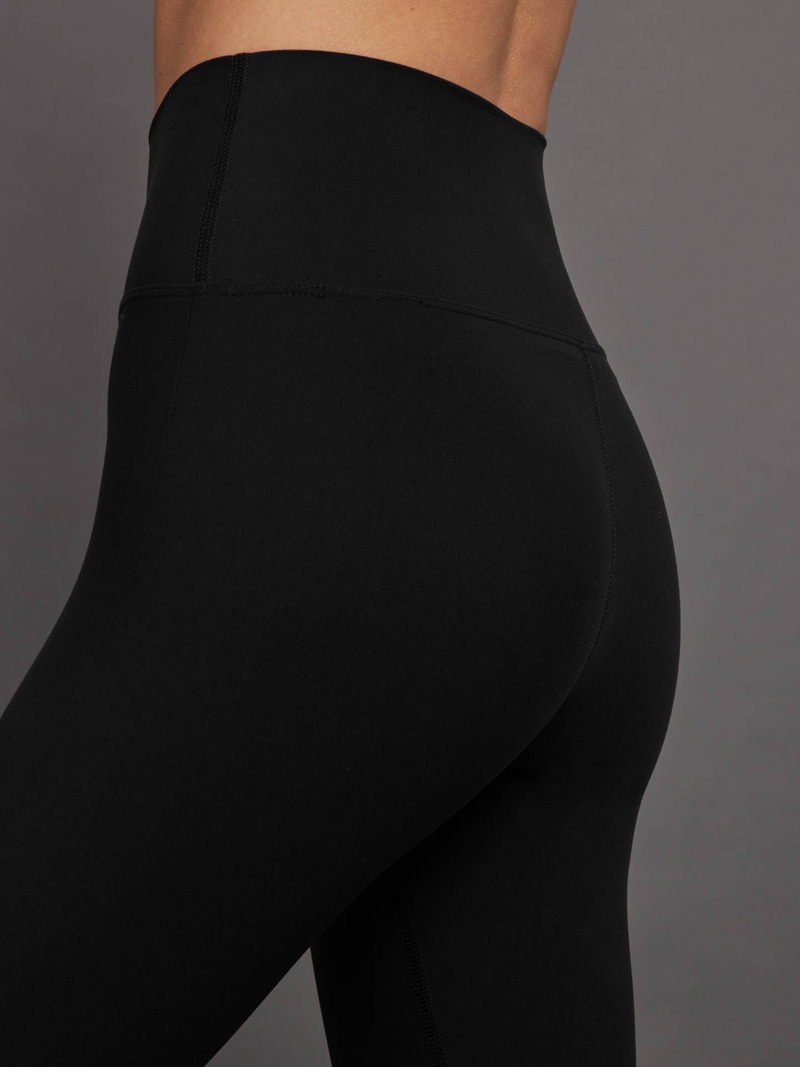 Split Bootcut Legging in Melt, Black
