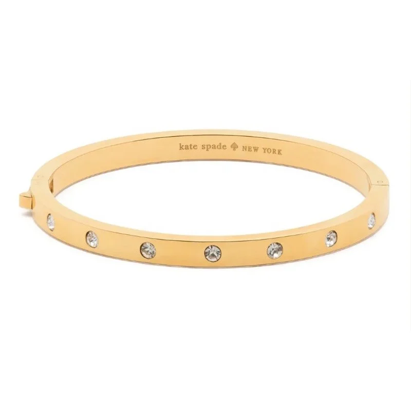 Set in Stone Hinged Bangle Bracelet