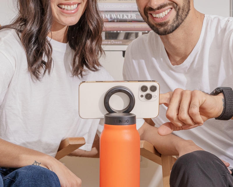 24oz Water Bottle + Magnetic Booster Ring
