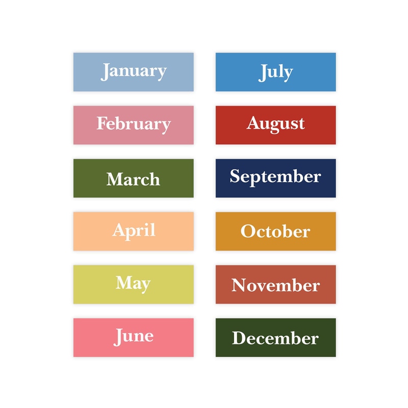 Perpetual Calendar Acrylic Pencil Holder