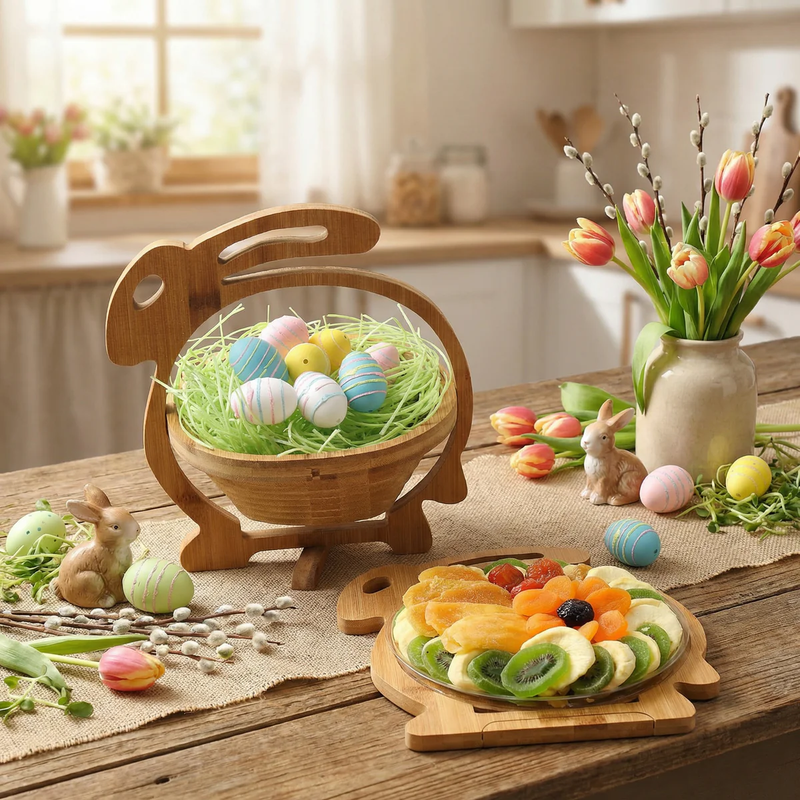 Bunny Tray & Fruit Basket