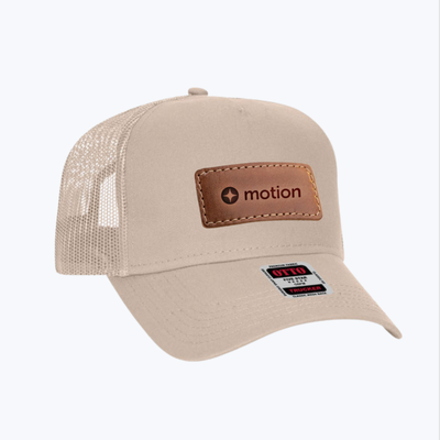 Branded Leather Patch Hat