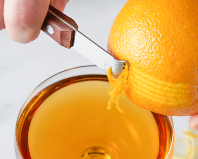 Professional Citrus Zester with Acacia Wood Handle