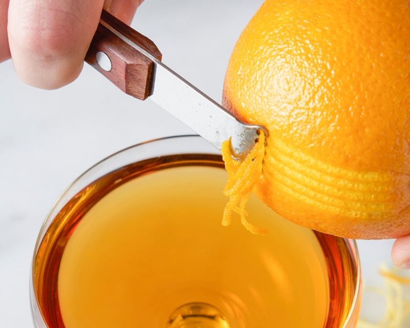 Professional Citrus Zester with Acacia Wood Handle