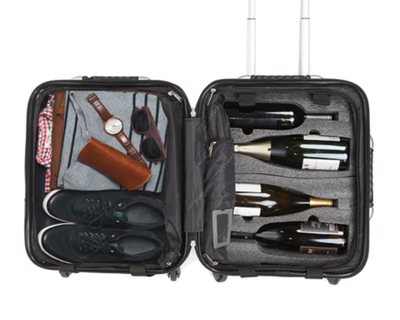 Petite 8 Bottle Wine Suitcase