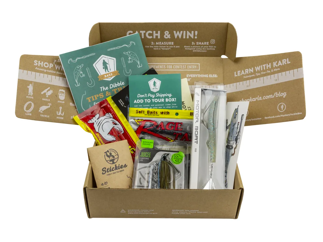 Mystery Tackle Box Single Mystery Tackle Box Goody Mystery Tackle Box Single Mystery Tackle Box Goody