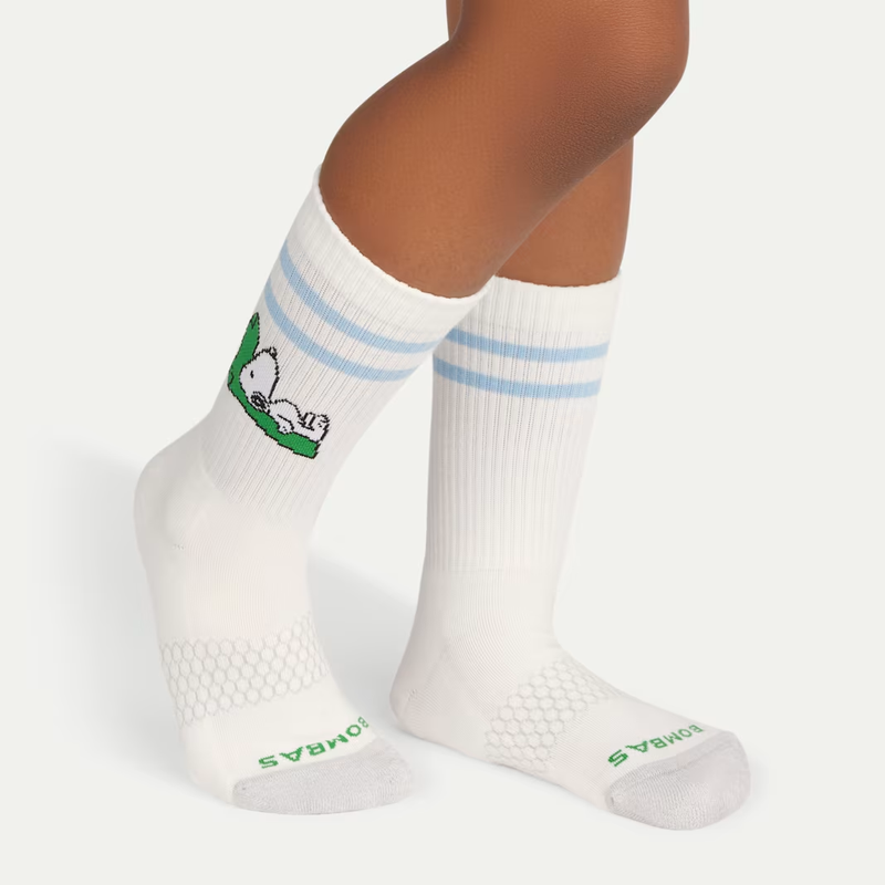 Peanuts x Bombas Youth Calf Sock 4-Pack Gift Box