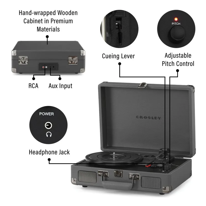 Cruiser Plus Portable Turntable
