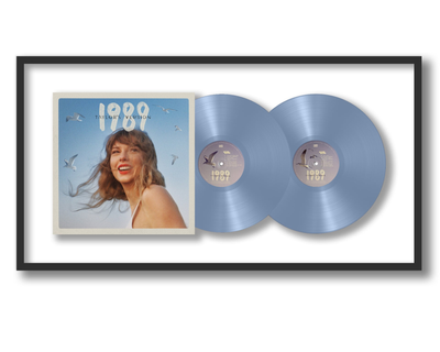 Shadowbox Framed Double Vinyl Album, Black