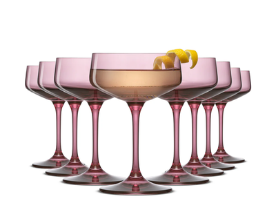 Sidney Coupe Glasses, Set of 8