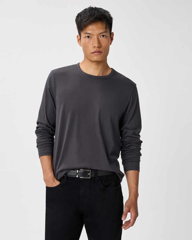 100% Pima Cotton Luxe Touch Long Sleeve Tee