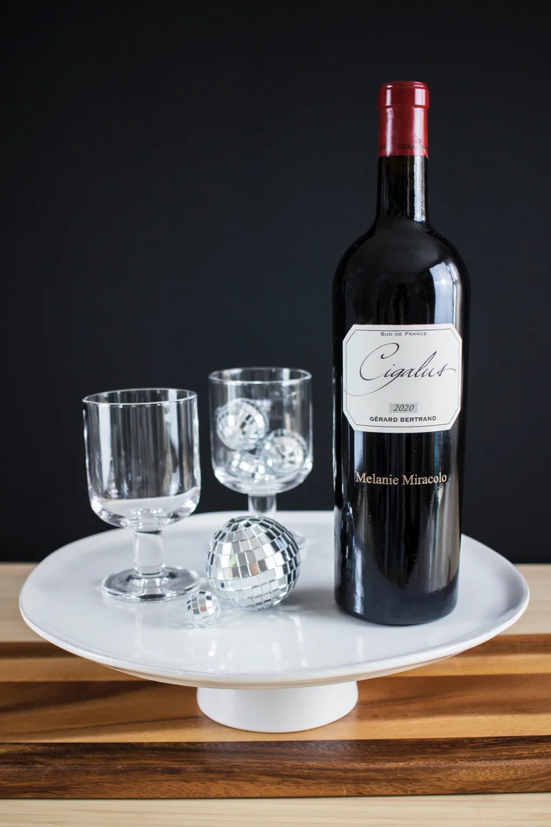 Engraved Gérard Bertrand Cigalus Red Wine