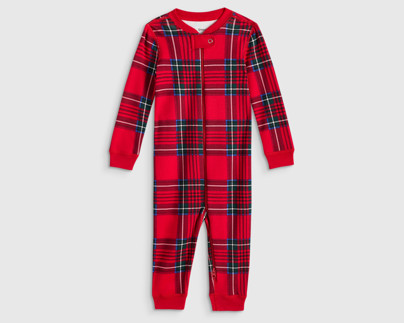 100% Organic Cotton One Piece Baby Pajama