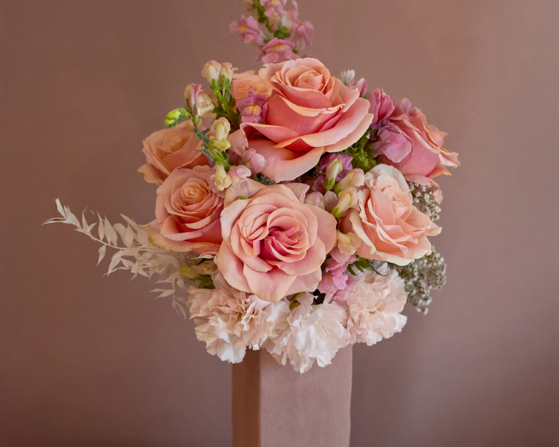 The Soft Petals with Rose Bouqet