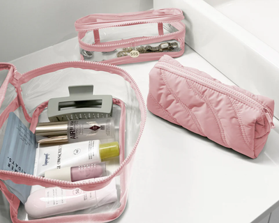 Puffer Nested Pouches,  Set of 3