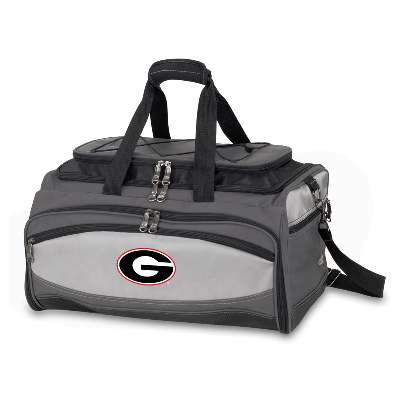 NCAA Portable Charcoal Grill & Cooler Tote