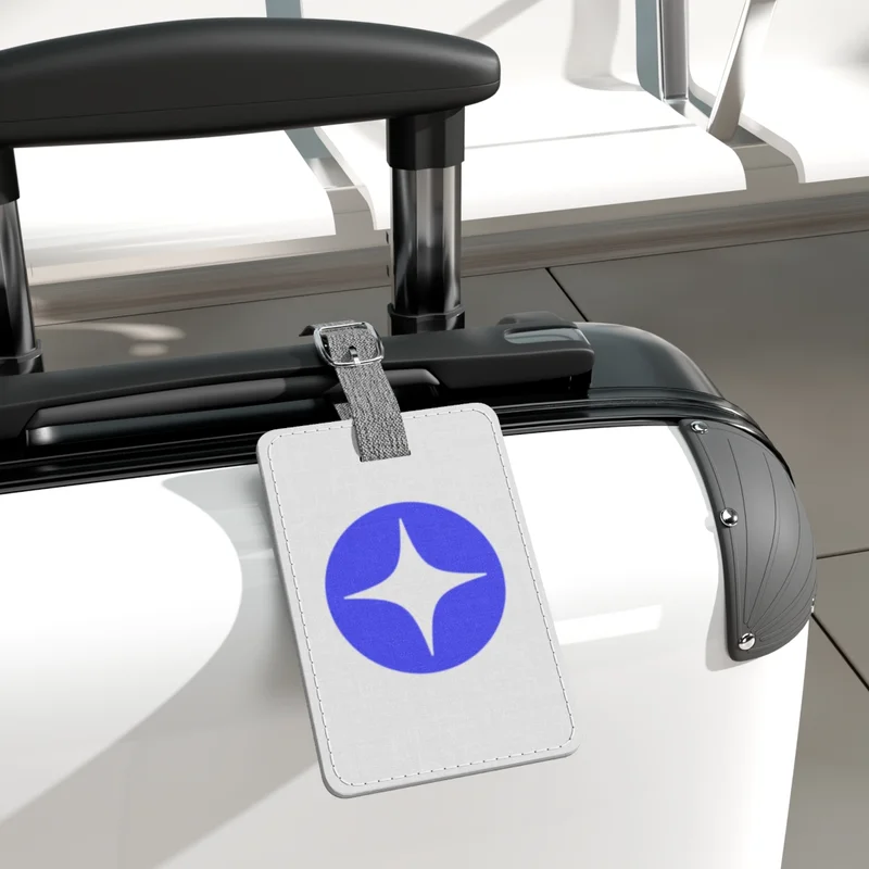Branded Saffiano Polyester Luggage Tag