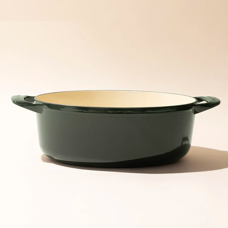 7.5 QT Oval Enameled Cast Iron Dutch Oven